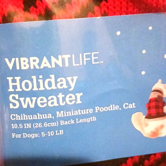 New Holiday Dog Sweater - Picture 2 of 5